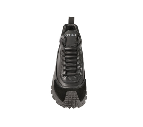 Ghete sport, barbati, GRYXX, 8861, negru, piele naturala